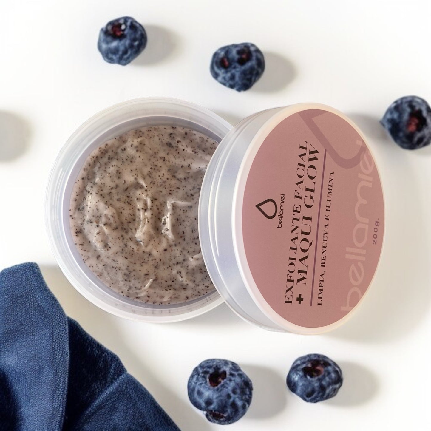 Exfoliante facial +Maqui Glow 200g