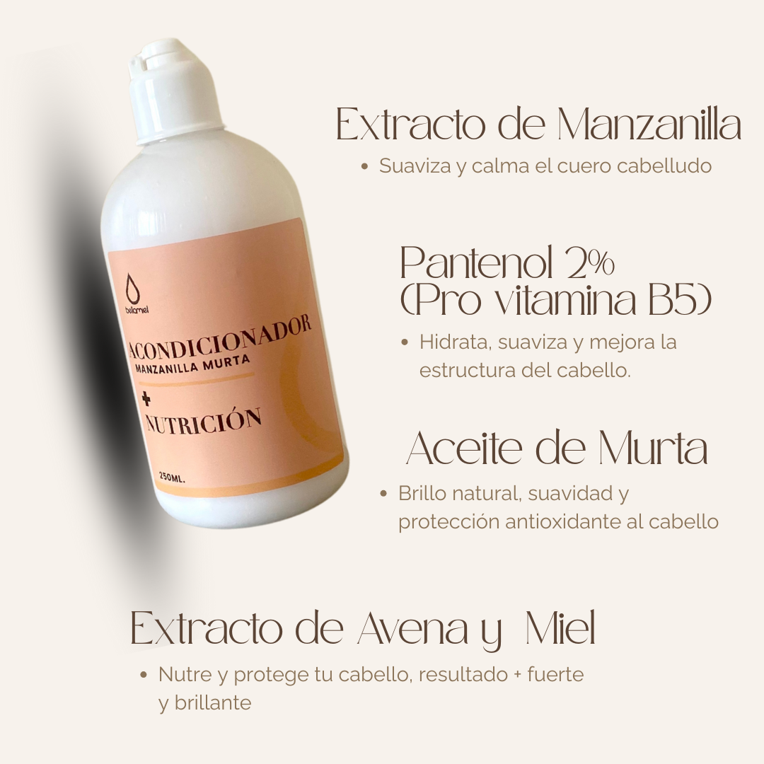 Bálsamo Capilar + Nutrición Miel & Manzanilla 250ml