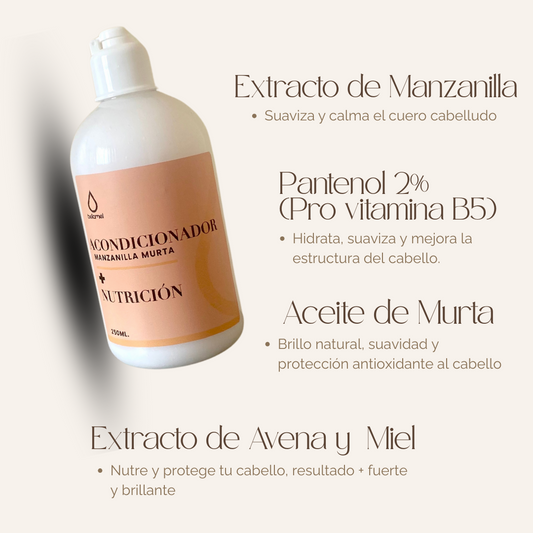 Bálsamo Capilar + Nutrición Miel & Manzanilla 250ml