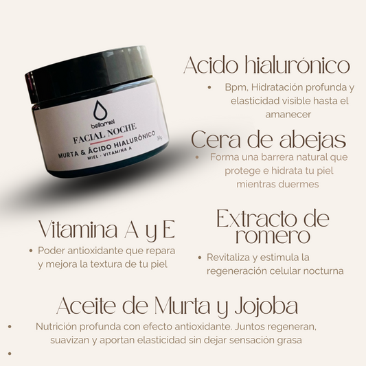 Facial nutritiva de noche 50g