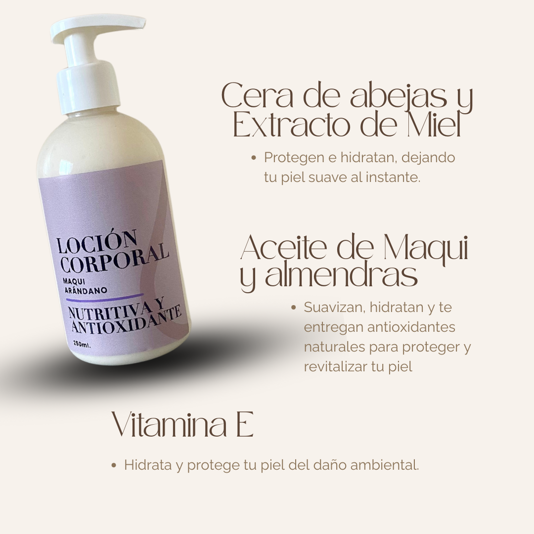 Loción Corporal +Antiox Maqui 250ml