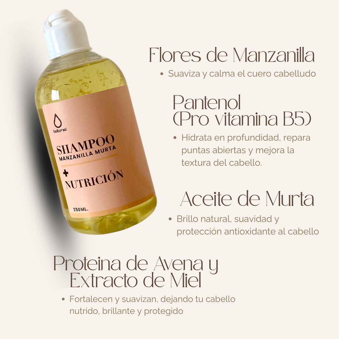Shampoo + Nutrición Miel & Manzanilla 250ml
