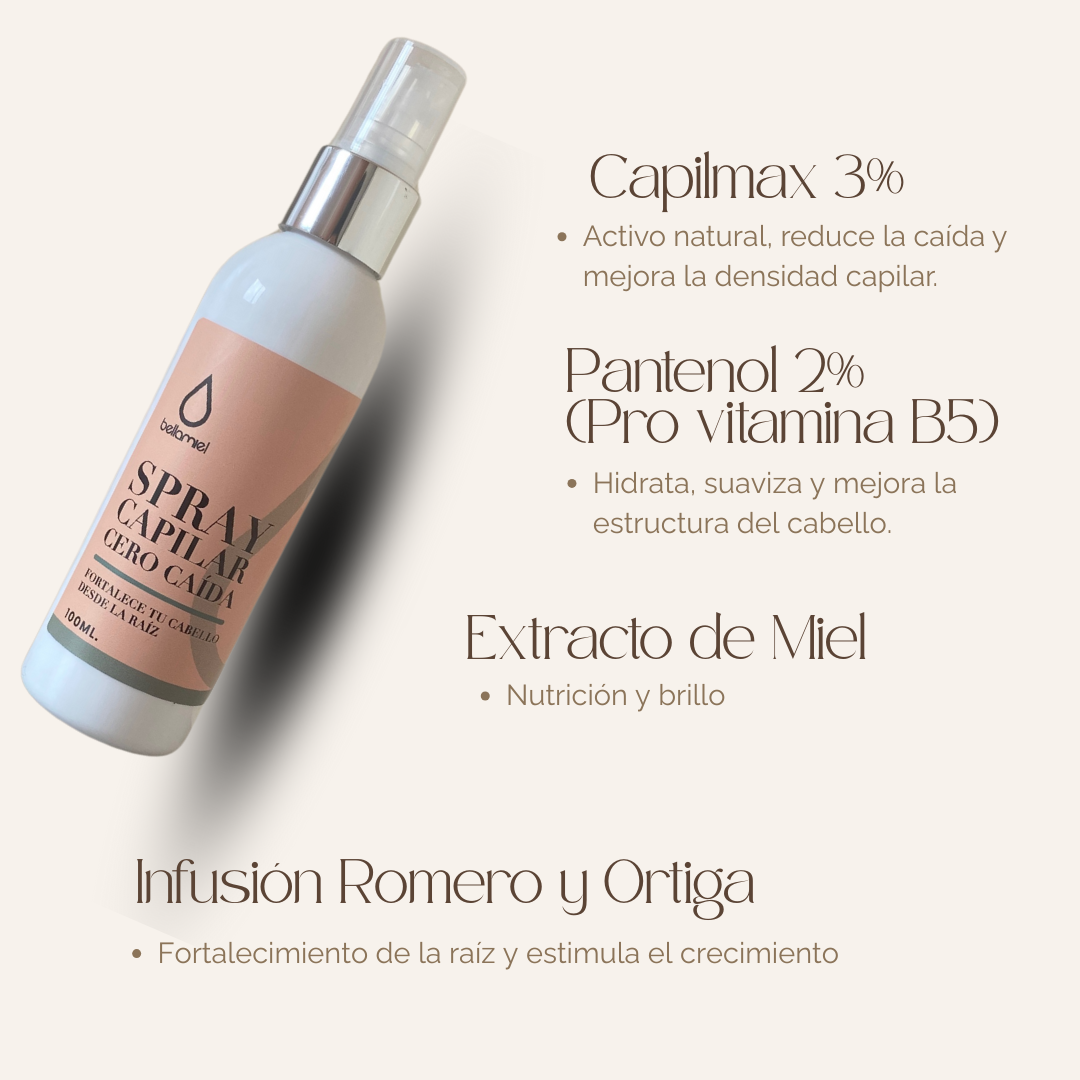 Spray Capilar Cero Caída - Romero y Ortiga 100ml