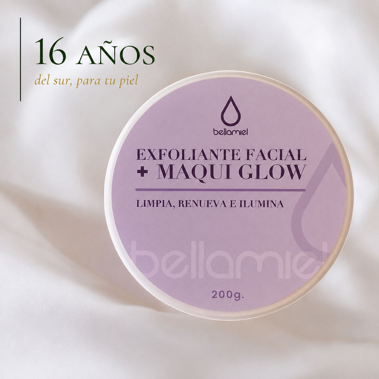 Exfoliante facial +Maqui Glow  200g