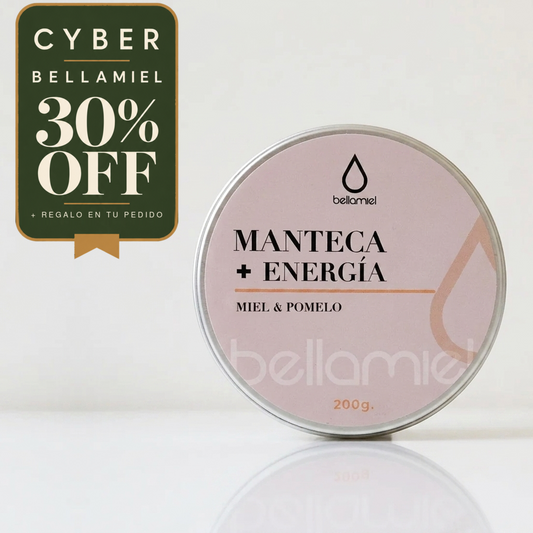 Manteca corporal +Energia  Miel & Pomelo  200g