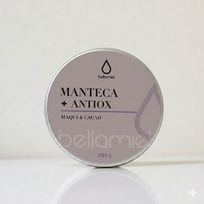 Manteca Corporal +Antiox  Maqui & Cacao 200g